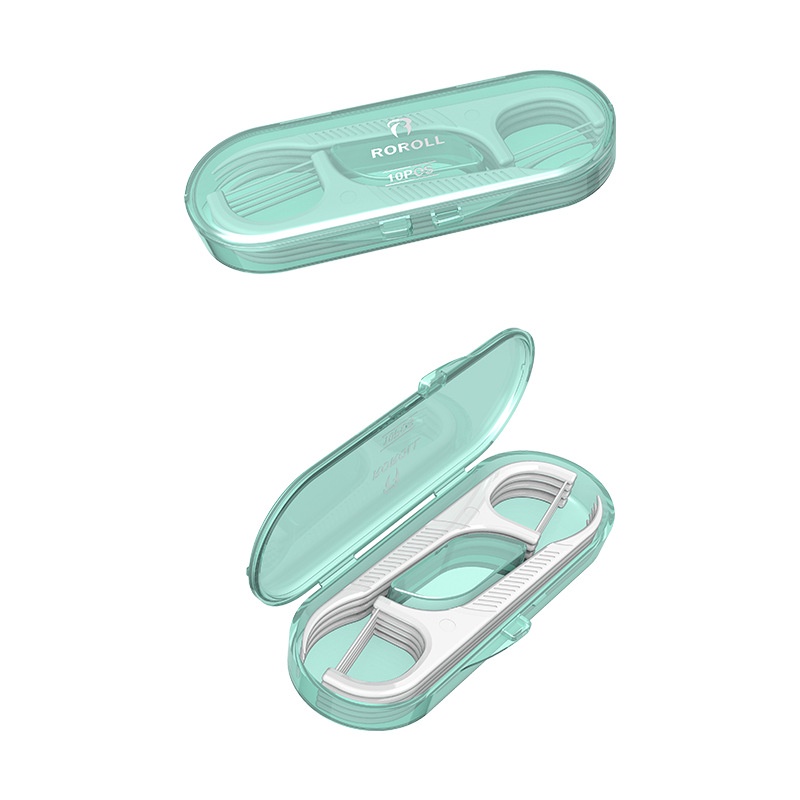 Dental Floss Picks With Travel Case Pcs Disposable Toothpicks Picks Set Professional Clean