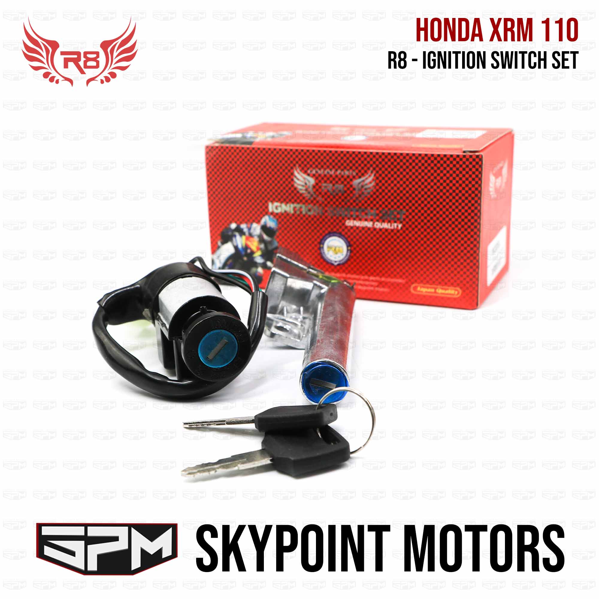 R8 Ignition Switch Set for Honda XRM 110 (9857974) Lazada PH