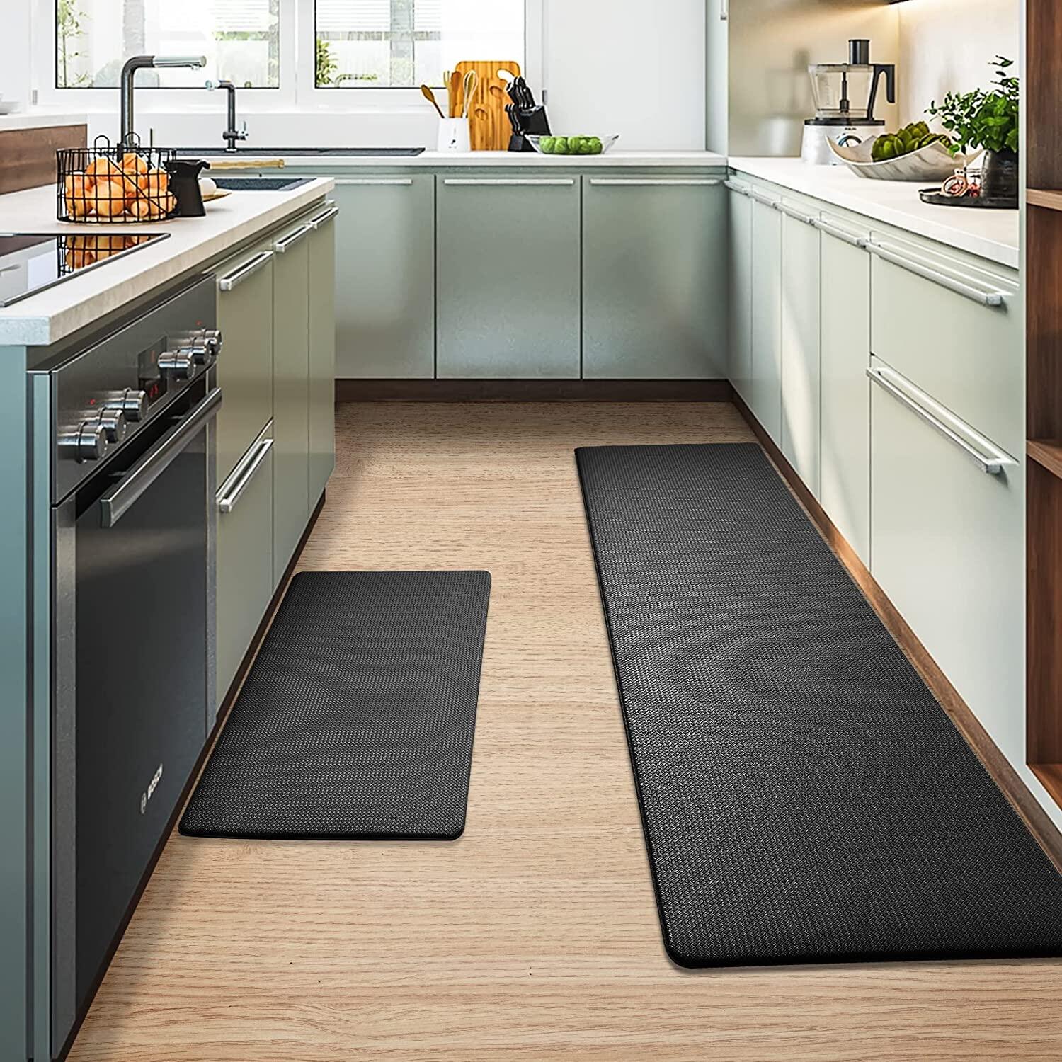 AOVOC Kitchen Mat, Kitchen Floor Mat, Cushioned Anti Fatigue Kitchen