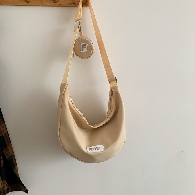 Mumu 5001 Cute Large Capacity Nylon Woman Dumpling Bag With Wallet ...