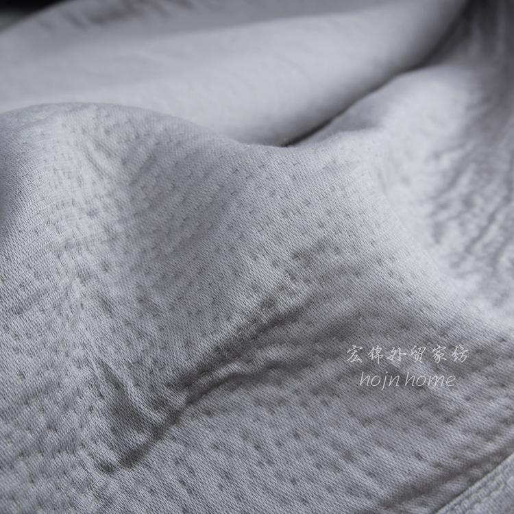 Xuất Khẩu Âu-mỹ Nhiều Hơn Một 100% Cotton Dày 3 Lớp Vải Xô Hai Người Ga Trải Giường Đệm Giường Giường Chăn 230X250 Thoáng Khí