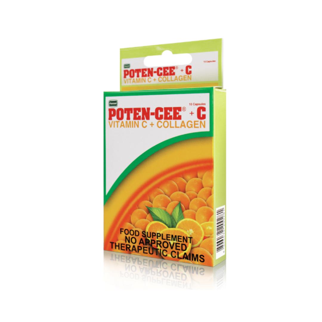 PotenCee + C 20 Tablets (Vitamin C + Collagen) review and price