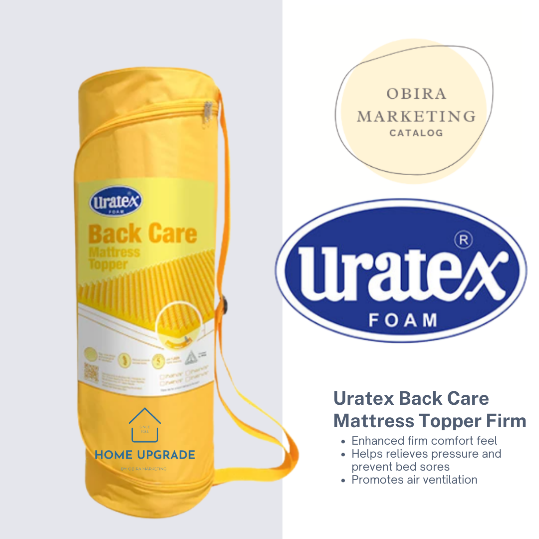 Uratex Back Care (Yellow) 30x75 / BioAire Anti Sore Permahard Egg