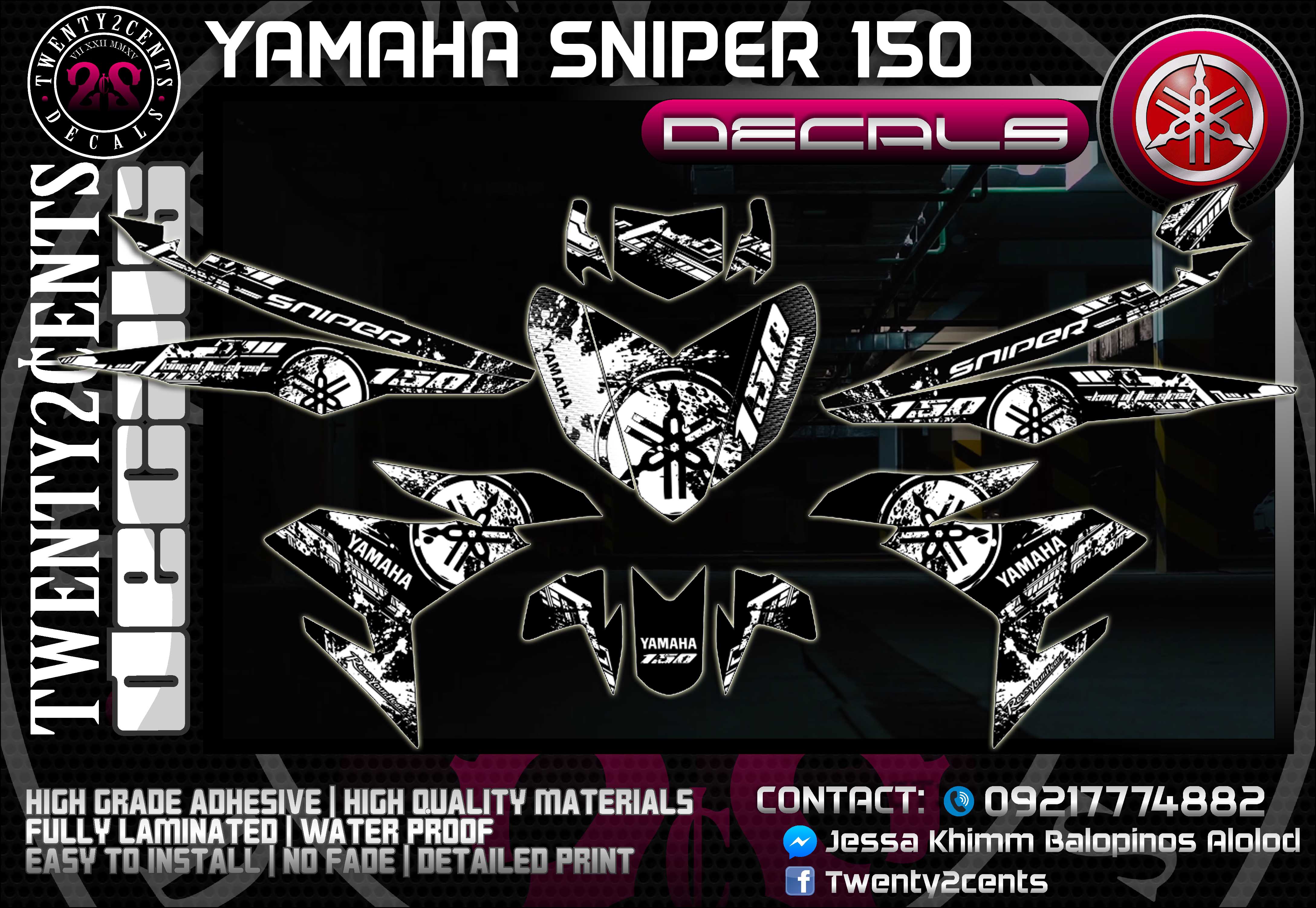 Sniper 150 Decals Sticker Version 1 Lazada Ph