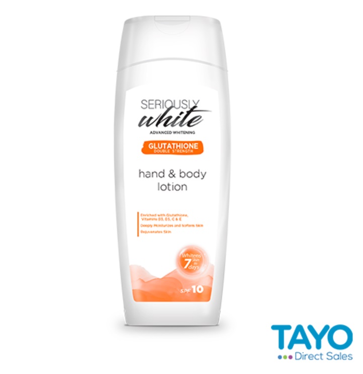 Seriously White Advanced Whitening Glutathione Hand and Body Lotion