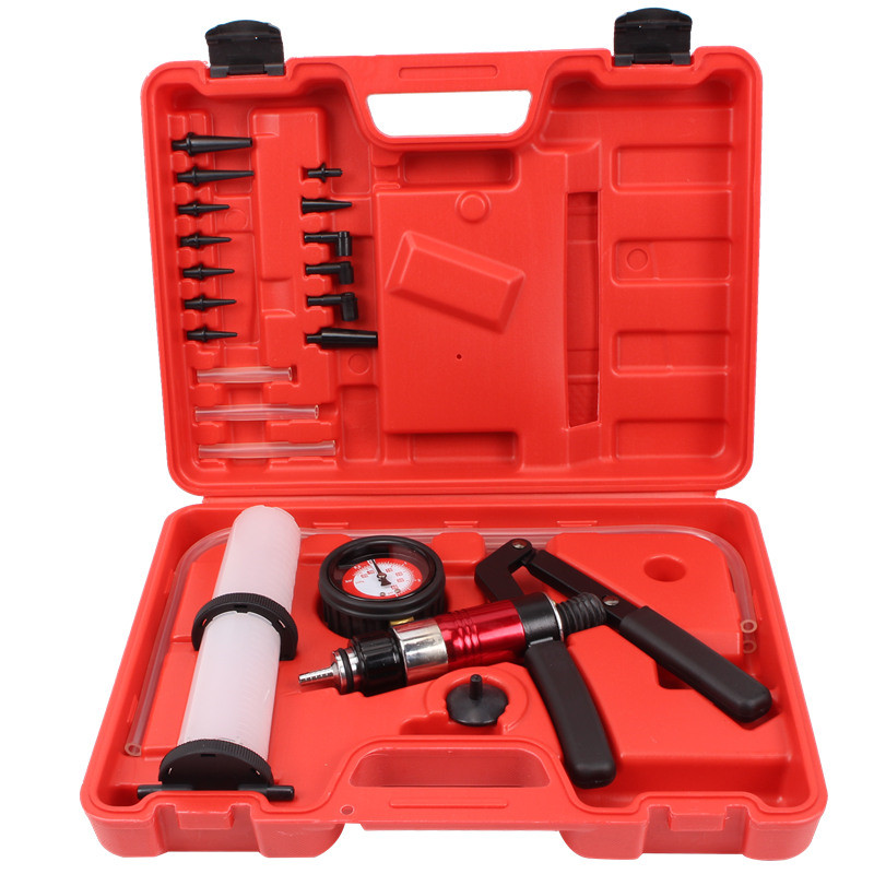 Auto HandHeld Vacuum Pump ke Bleeder Adaptor Fluid Reservoir Tester Kit