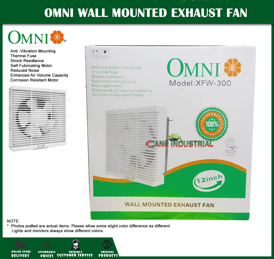 Omni Wall Mounted Exhaust Fan XFW300 Lazada PH