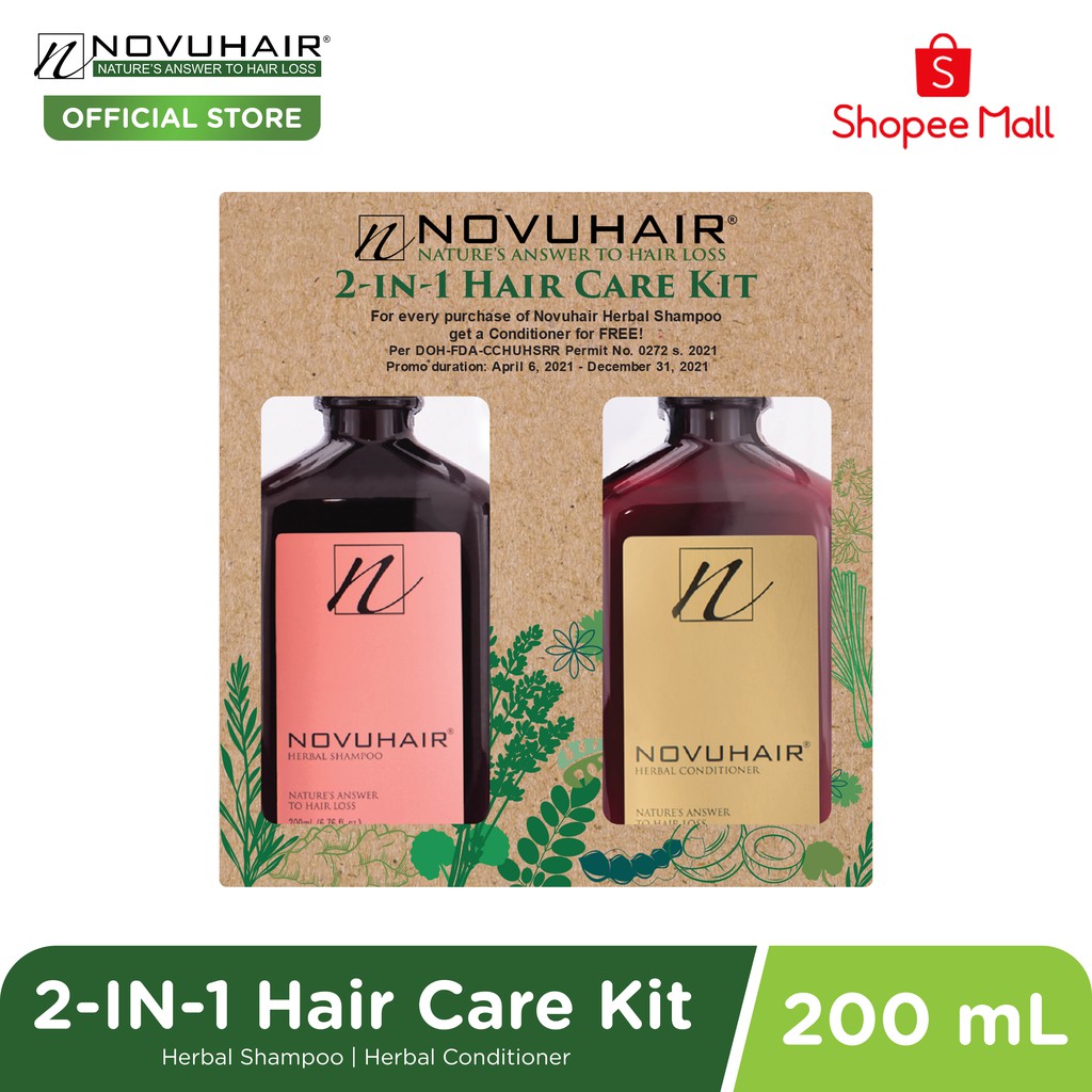 NOVUHAIR Anti Hair Loss Herbal Shampoo And Conditioner Pack 200 Ml novuhair-anti-hair-loss-herbal-shampoo-and-conditioner-pack-200-ml