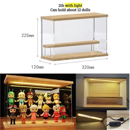 Acrylic Display Case with Lights