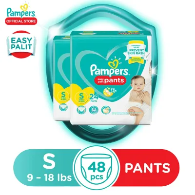 Pampers Baby Dry Diaper Pants Small 24 x 2 packs (48 diapers)