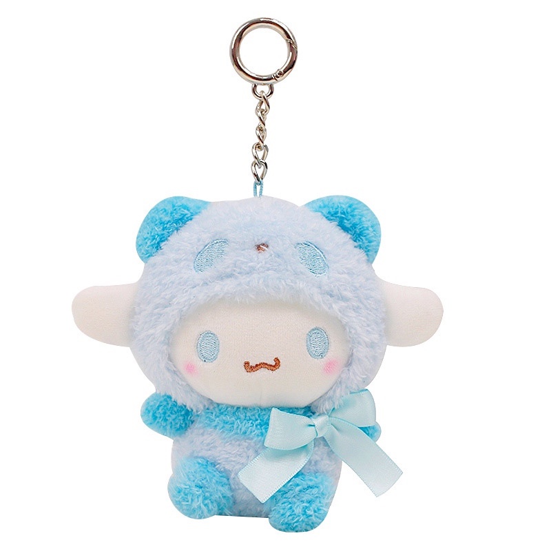 10cm Desenho Kawaii My Melody Kuromi Cinnamoroll Kt Cat Purin Dog Plush Toy  Anime Animais De Pelúcia Pingente Boneca - Escorrega o Preço