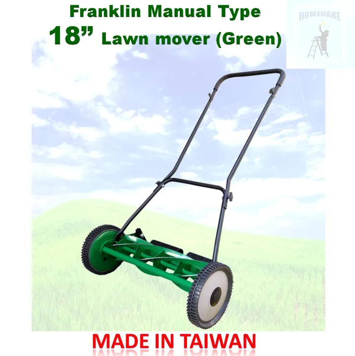 green lawn mower