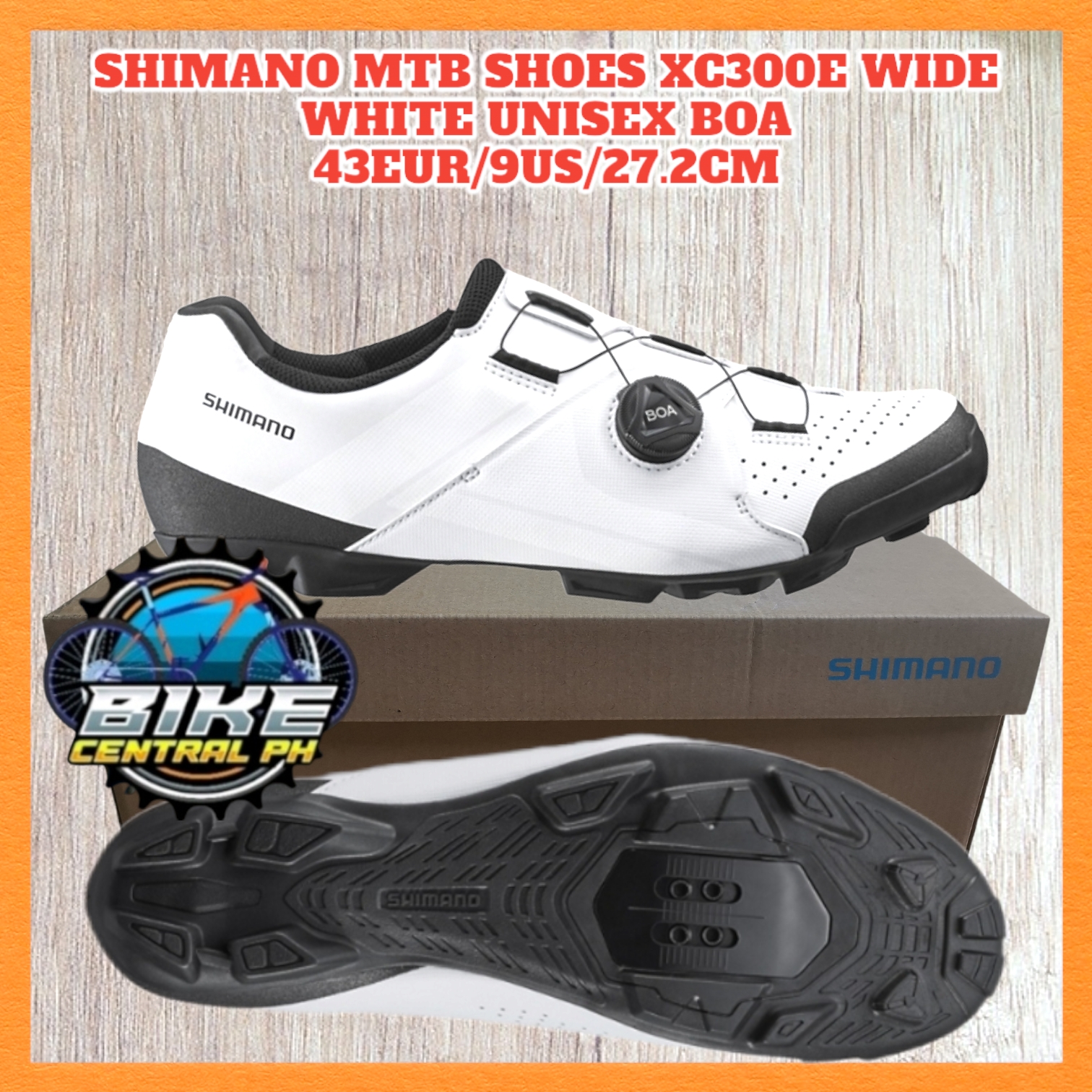 SHIMANO XC3 XC300 BOA MTB SHOES Synthetic Leather Composite Mtb 