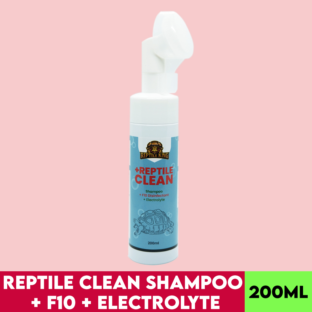 Reptile Clean Shampoo/F10 Disinfectant/Electrolyte for Reptiles