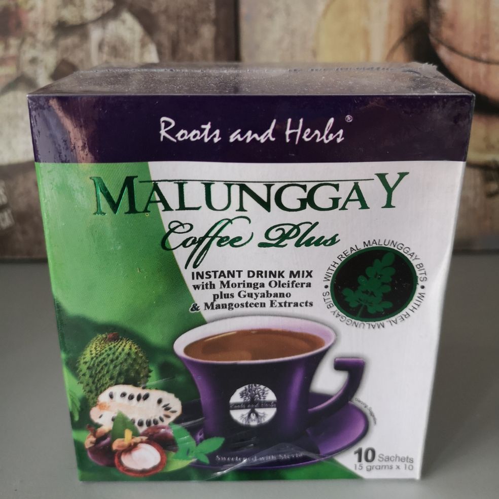 Roots and Herbs Malunggay Coffee PLUS with Guyabano & Mangosteen