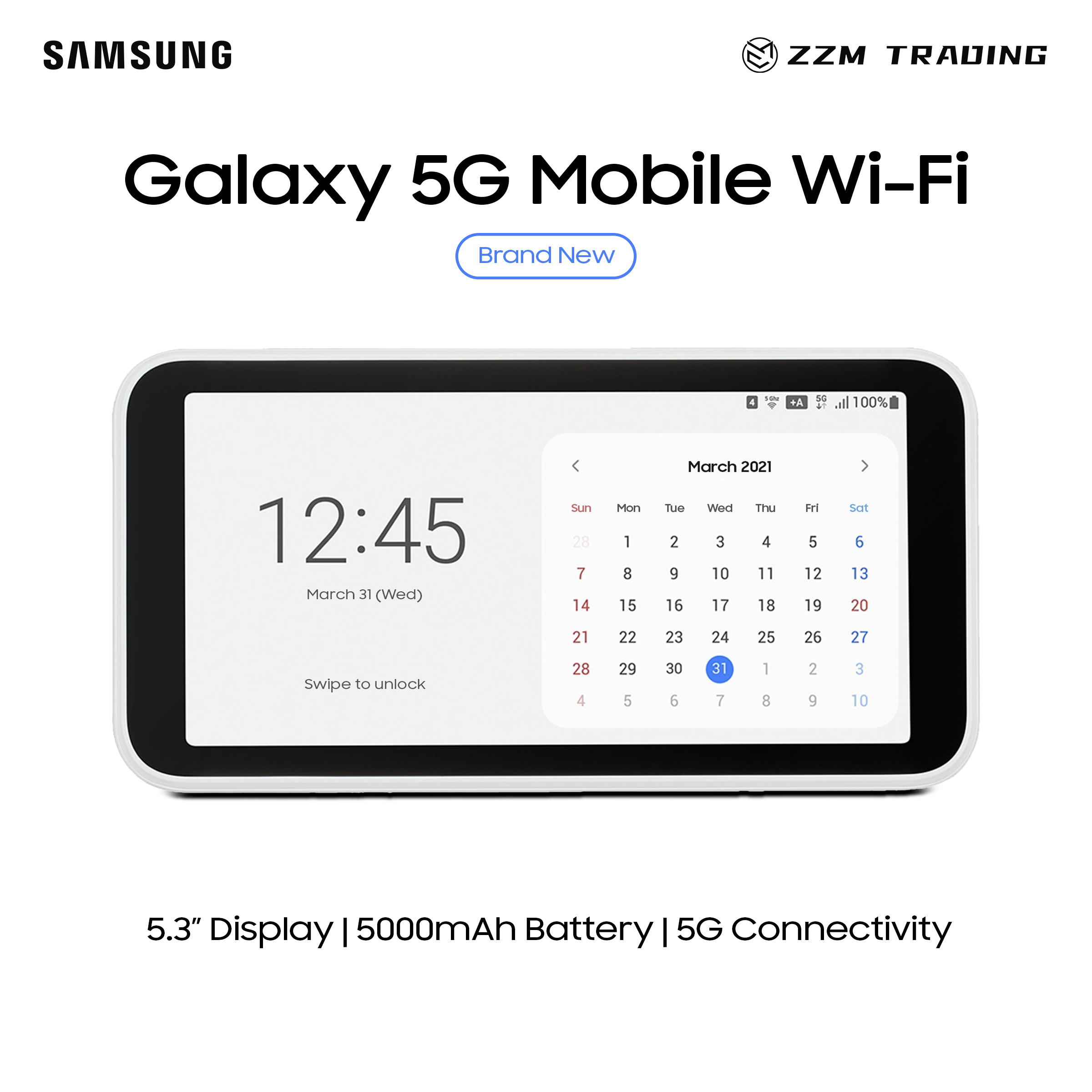 SAMSUNG Galaxy 5G Mobile Wi-Fi SCR01 - PC周辺機器