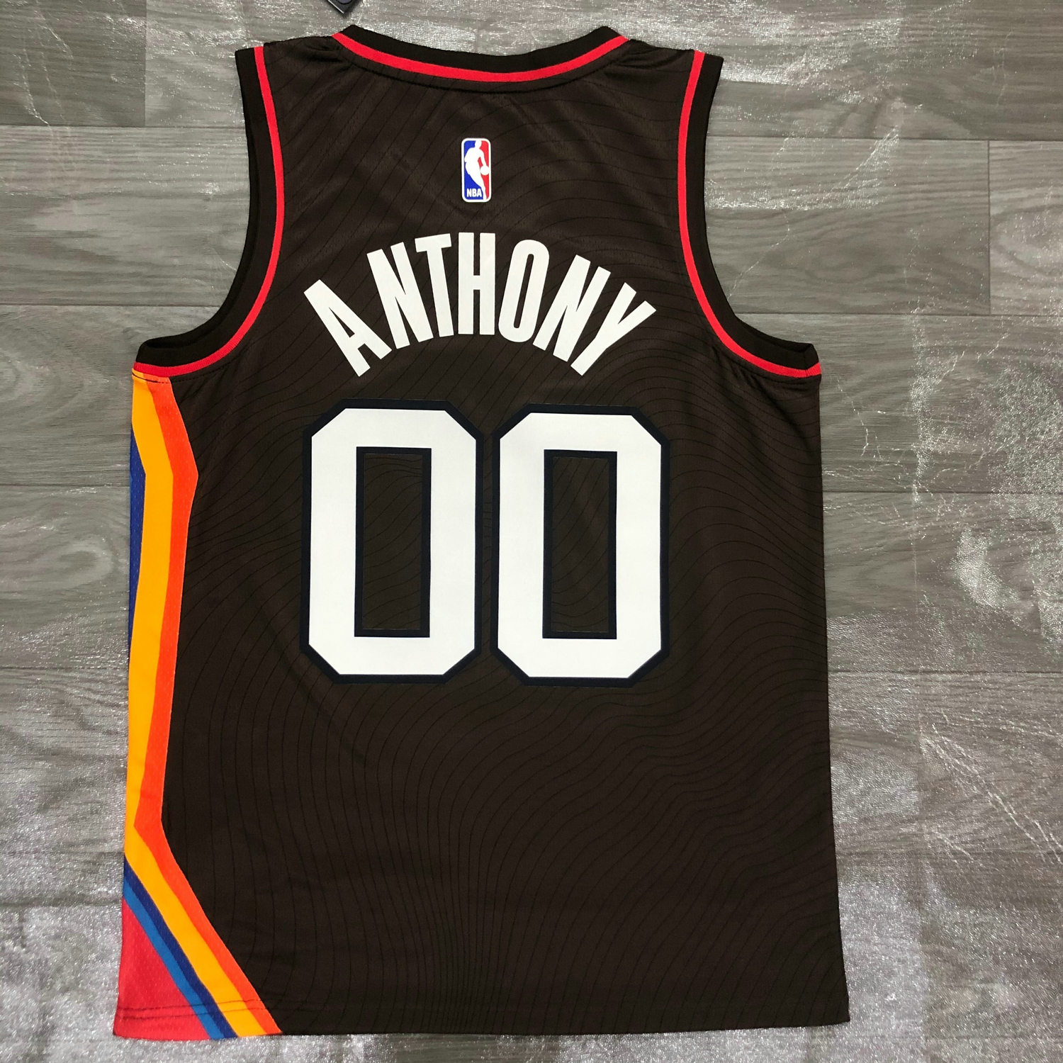 Men's Portland Trail Blazers Carmelo Anthony #00 Nike Black 2021