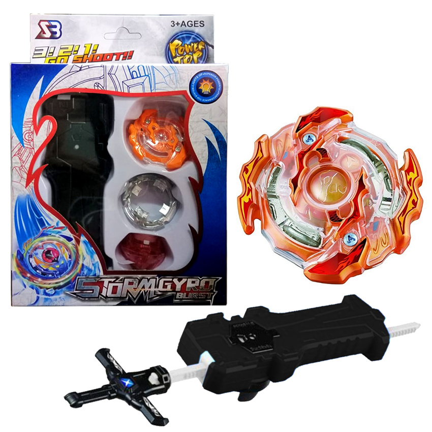 Beyblade Storm Gyro Burst Power Top With Launcher and Launcher Grip ...