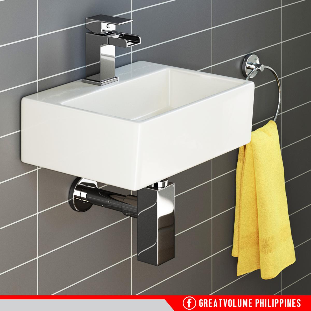 GV 118F Wall hung / Counter Basin 330 X 290 X 115 Lazada PH