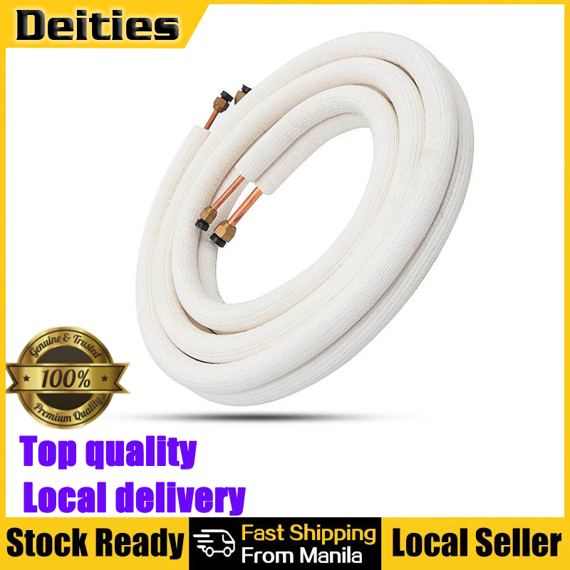 Air Conditioner Tube 1/4+3/8 Insulated Copper+Aluminum Pipe Fittings