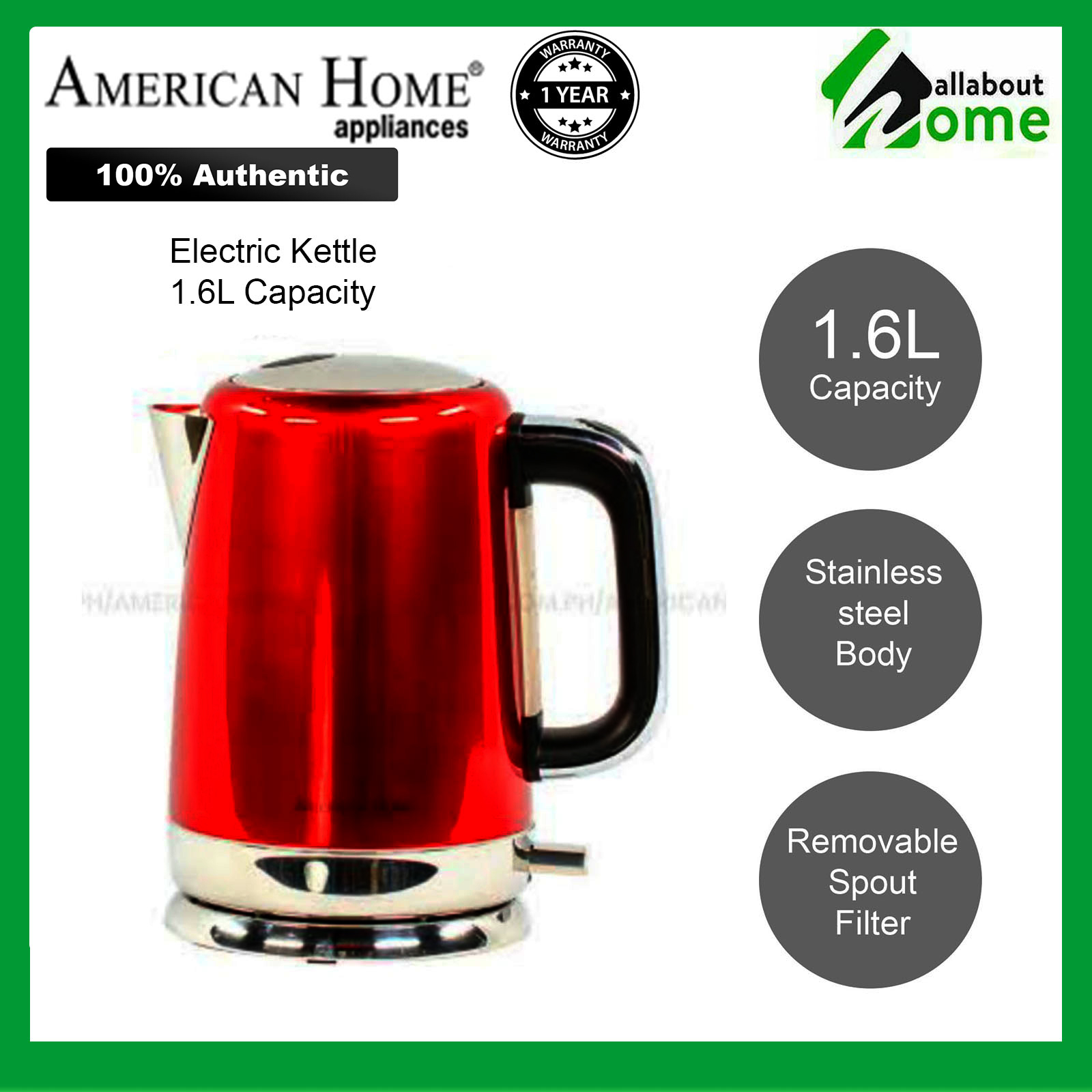 american home electric kettle