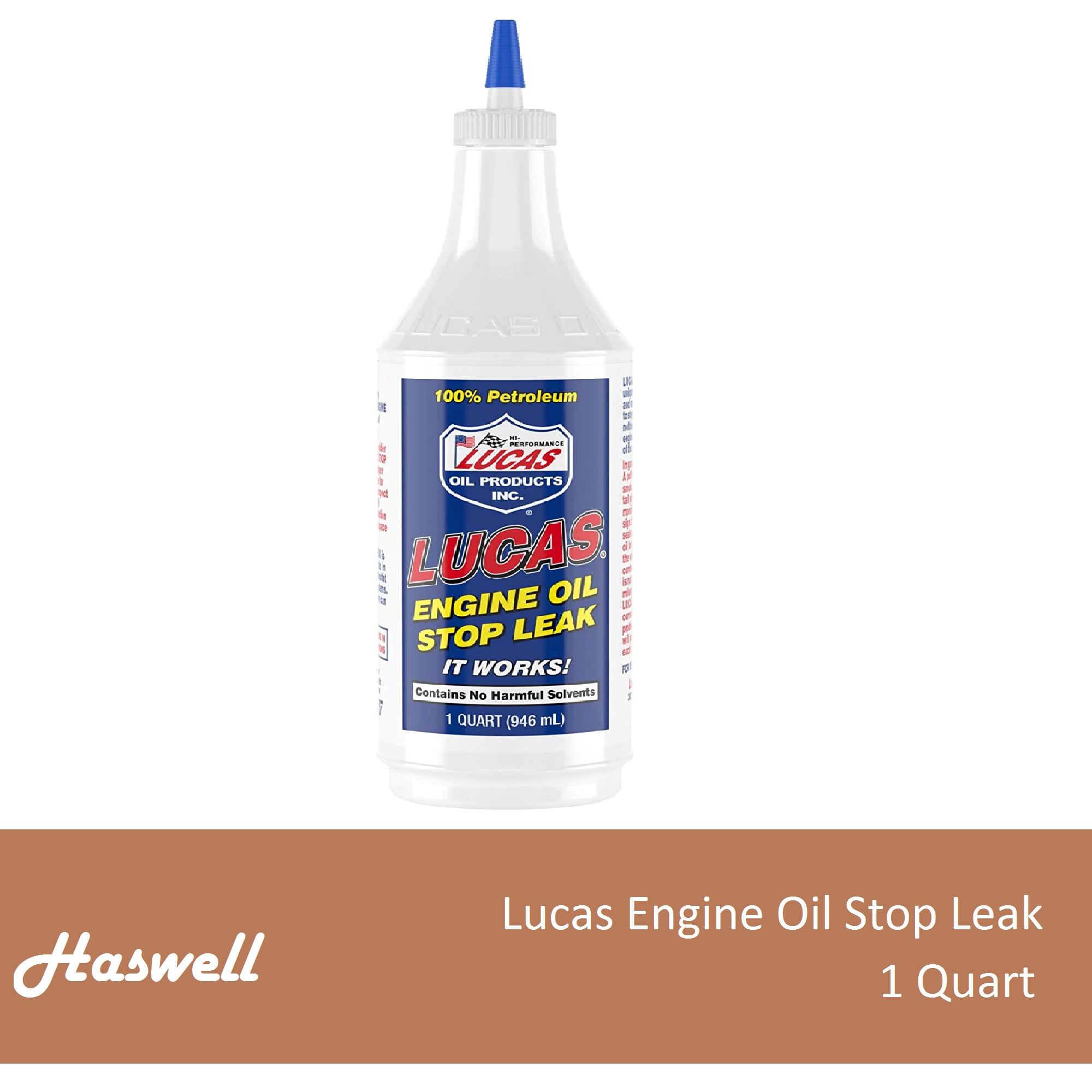 Lucas Oil Engine Oil Stop Leak 1 Quart (1 quart is to 4 liters of