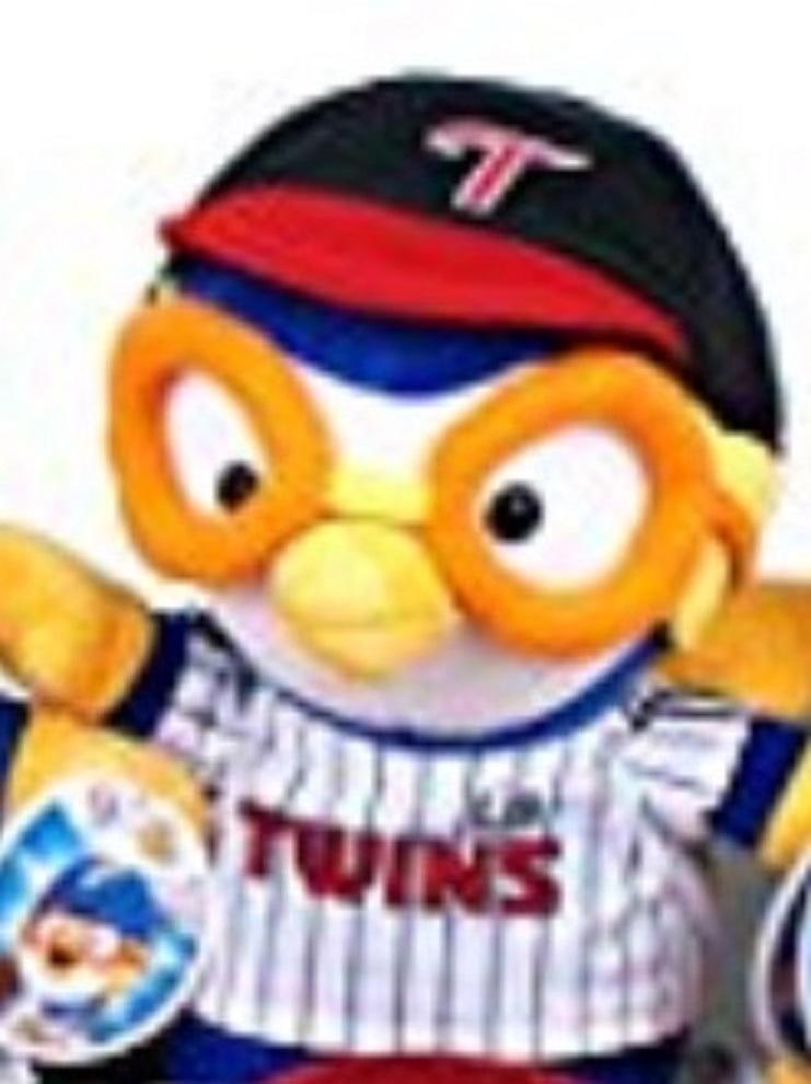 Korea Pororo Little Penguin Baseball Series Twinz Uniform Plush
