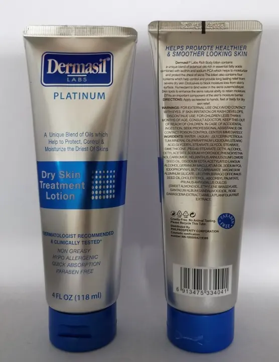 dermasil dry skin treatment on face