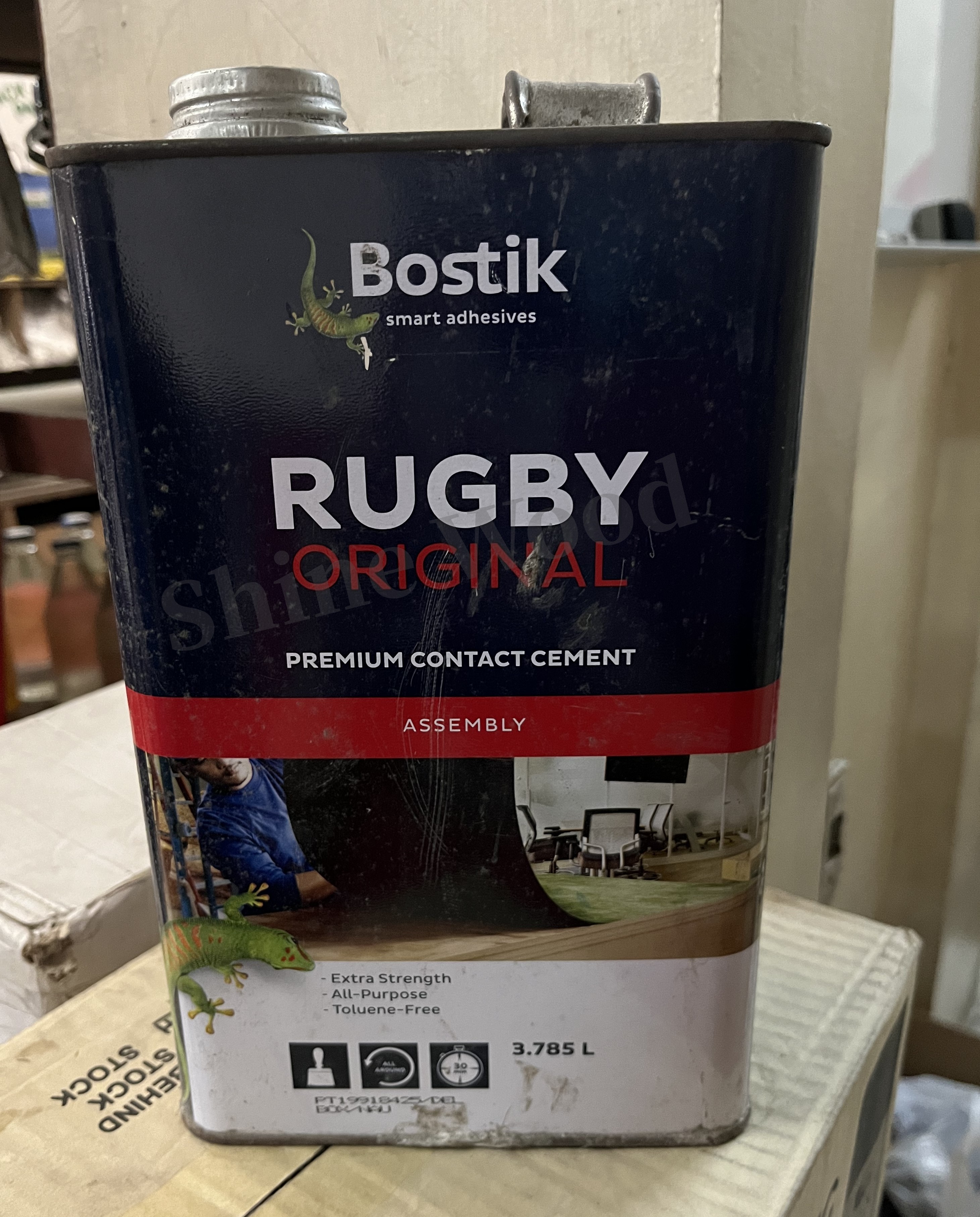 S.W Bostik RUGBY Original/ Premium Contact Cement GALLON 3.785L 420