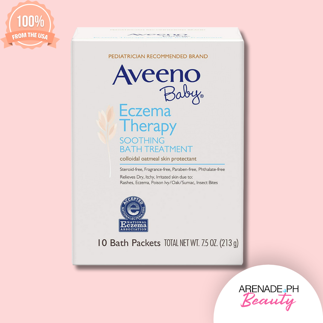 Aveeno Baby Eczema Therapy Soothing Bath Treatment with Natural Oatmeal