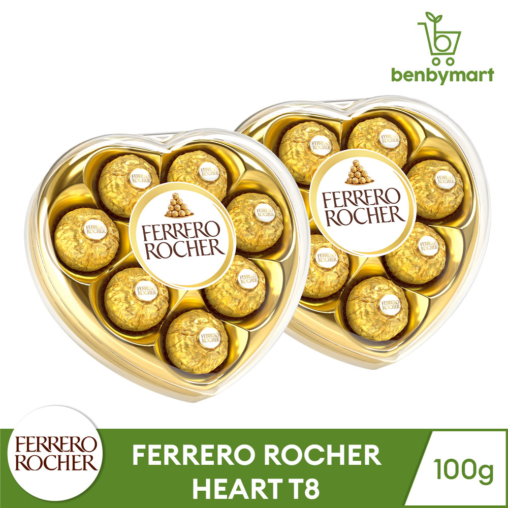 Ferrero Rocher T8 Heart 100g Chocolate Set Of 2s Lazada Ph 6538