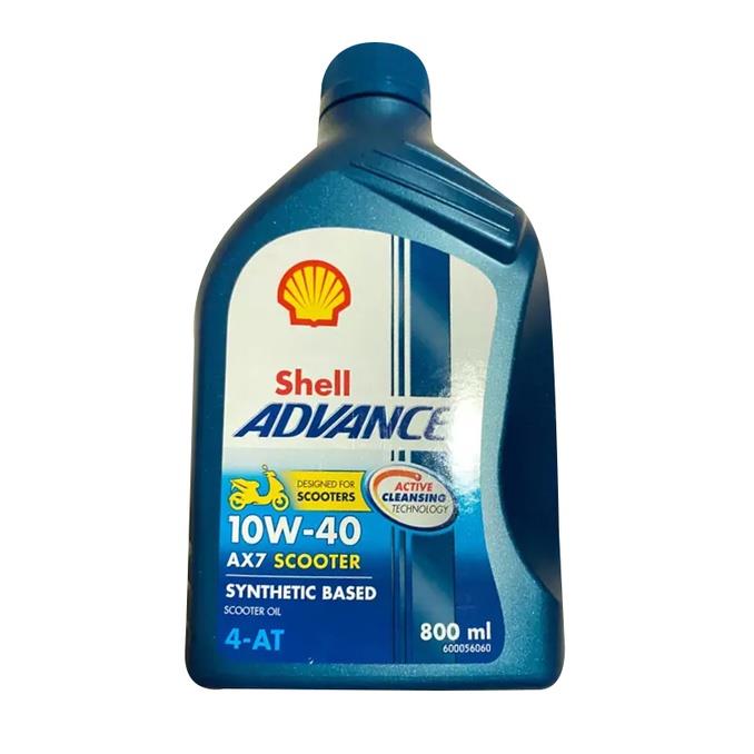 SCOOTER Engine Oil 10W40 Synthetic Based (800ml) SHELL ADVANCE
