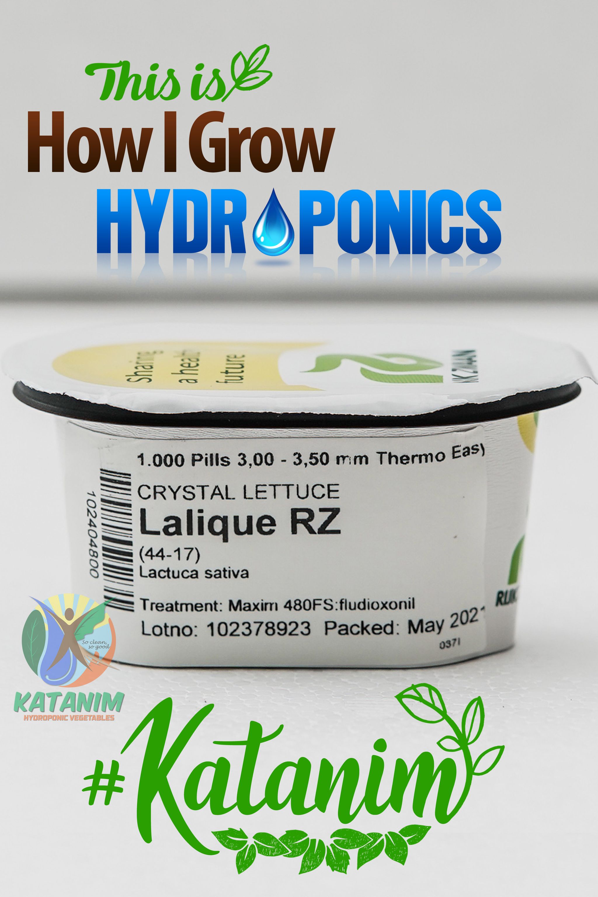 LALIQUE Seeds by RZ Rijk Zwaan CRYSTAL VARIETY 100 500 PELLETIZED