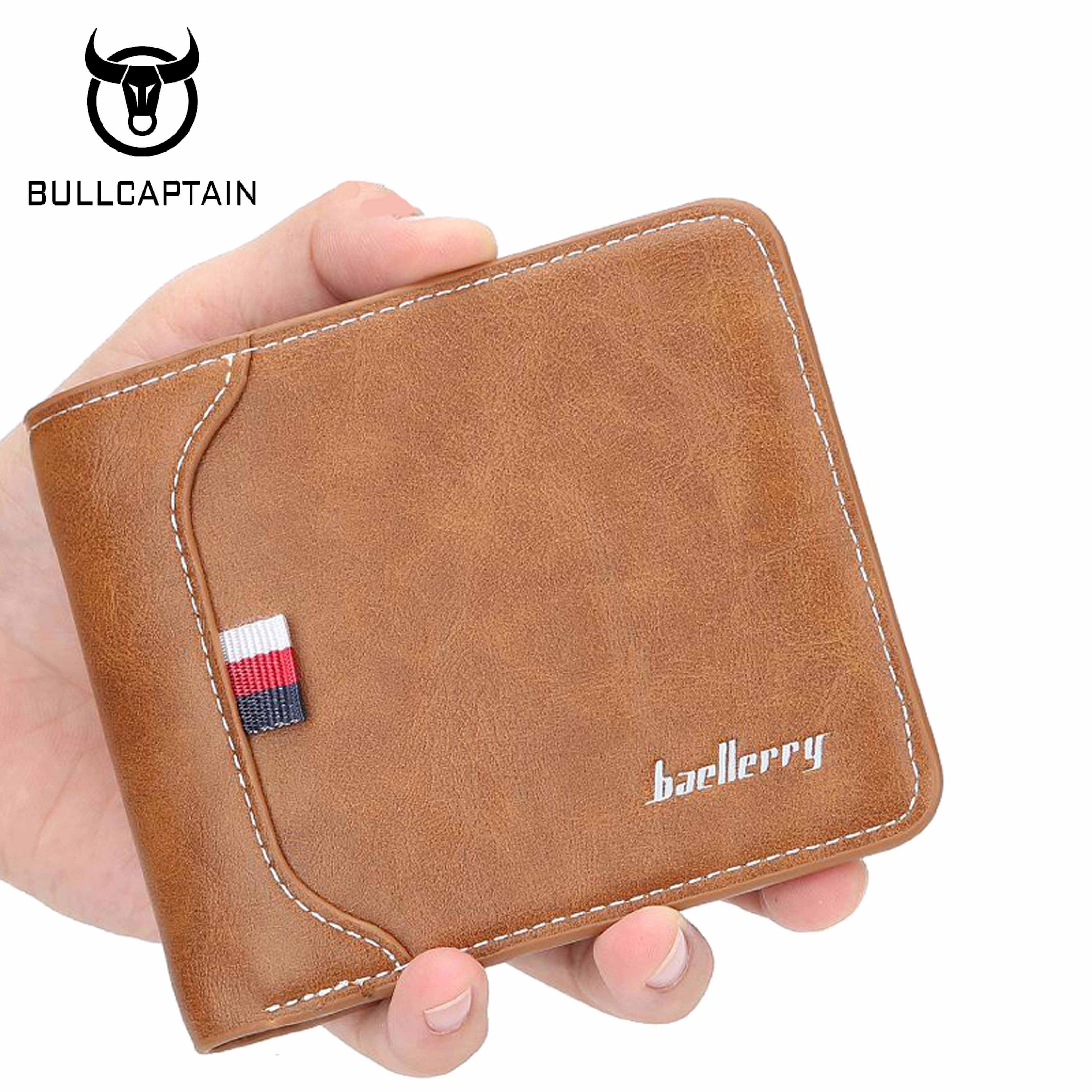 Baellerry Newest Top High Quality Genuine Leather 3 fold Wallet