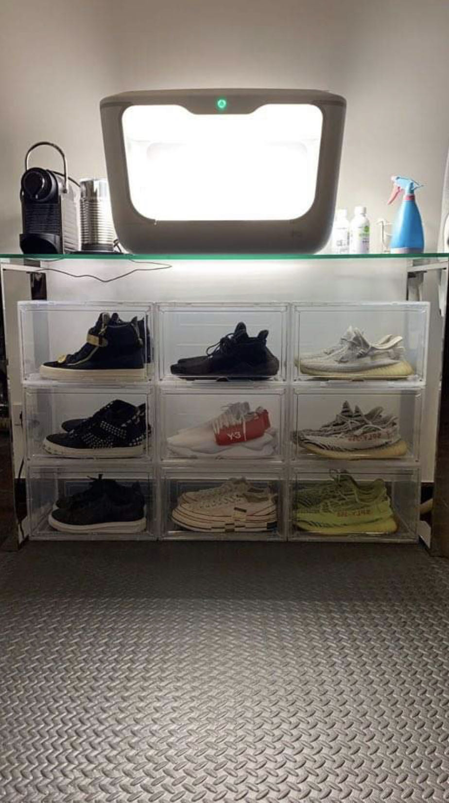 shoe box storage box on Magnetic Side Open Transparent Plastic Storage Shoe Box Stackable Foldable Storage Shoe Box Sneaker Storage Box Clear Plastic Shoe Boxes Lazada Ph