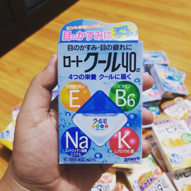 ONHAND Authentic ROHTO Cool 40α Eye Drop 12ml (Blue) | Lazada PH