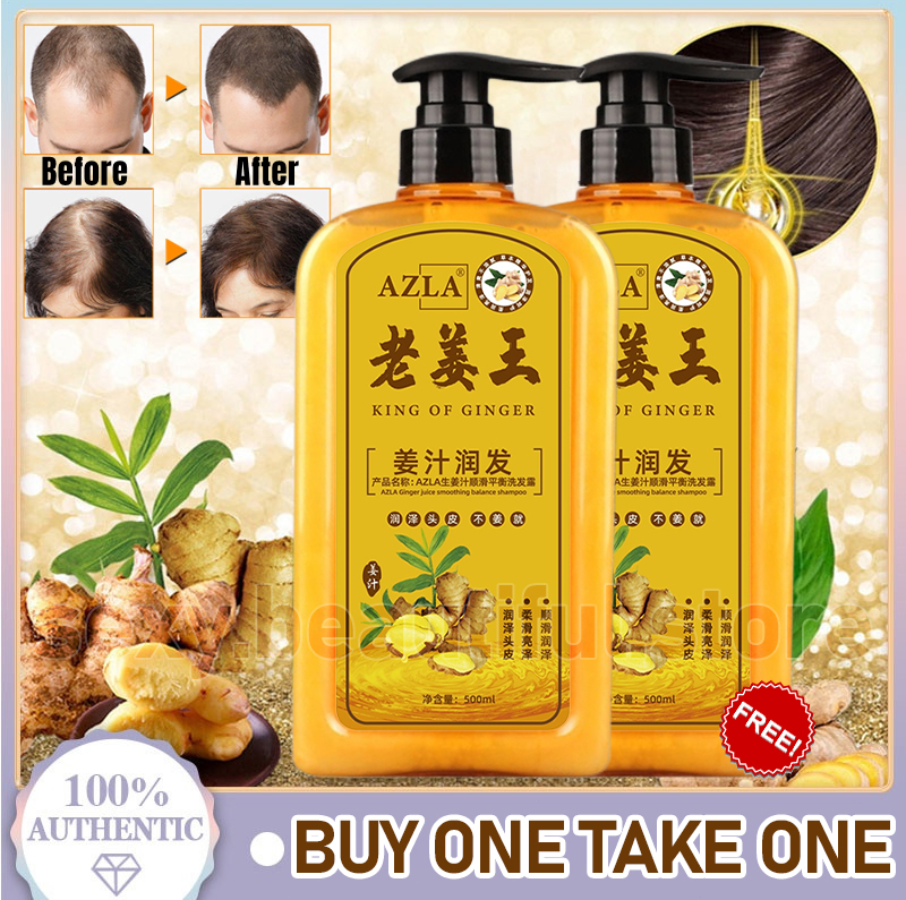 Azla King Of Ginger Ginger Hair Shampoo Fast Regrowth Hair Thick Anti