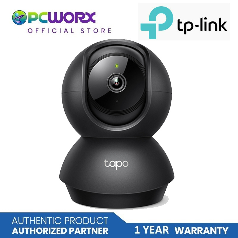TP-Link Tapo 2K Pan/Tilt Indoor Security Camera, Nigt Vision, Black (Tapo  C211)