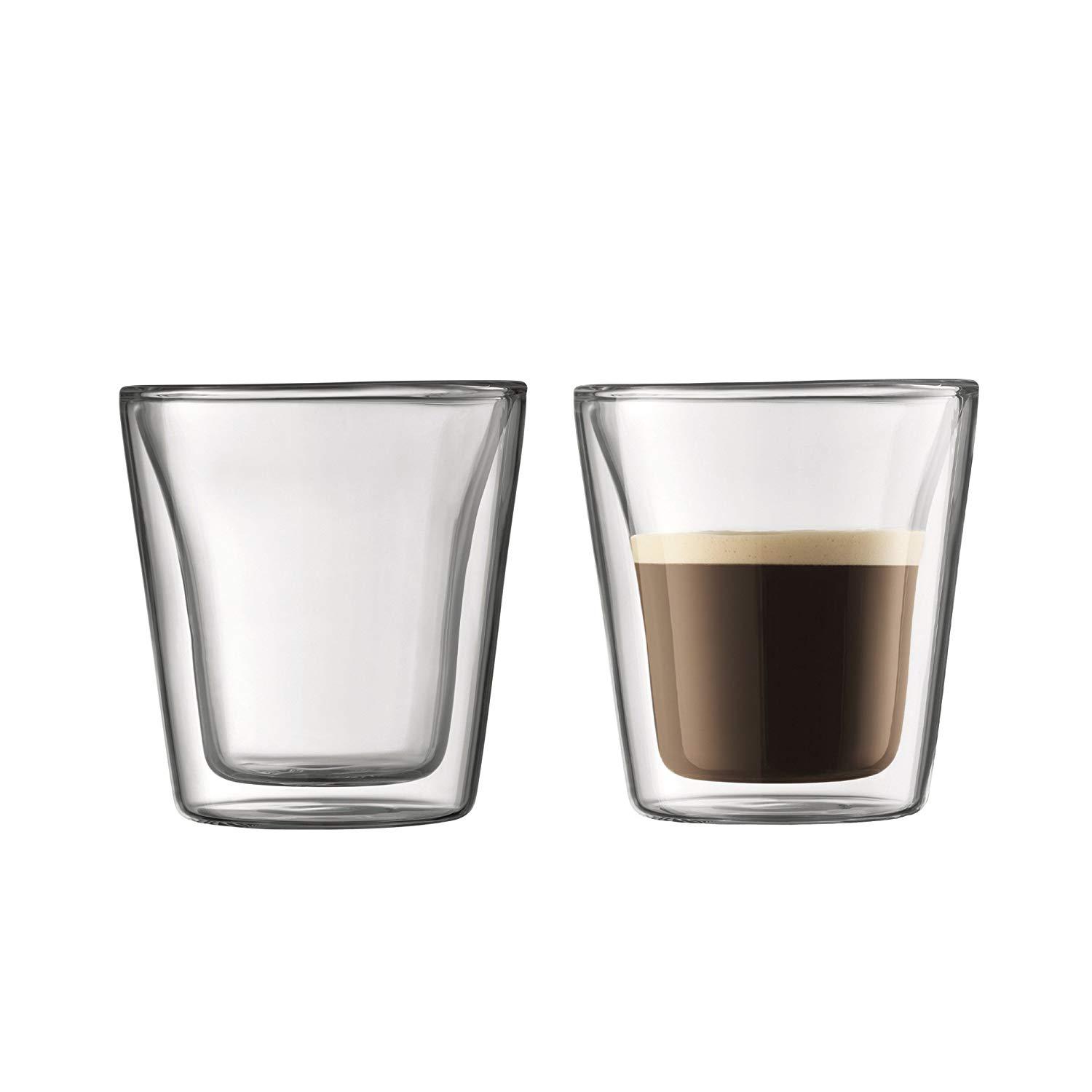 Glass Mugs Bodum Canteen Double Wall Glass Bodum Bistro Double