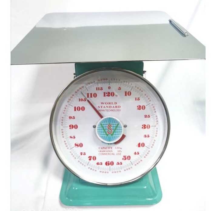 World Standard Spring Weighing Scale 120KG Flat Lazada PH