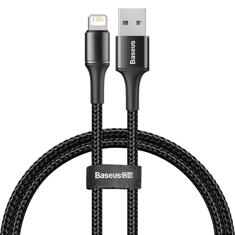 Baseus 0.25m/0.5m/1m/2m/3m Lightning to USB Cable LED Data Cable for