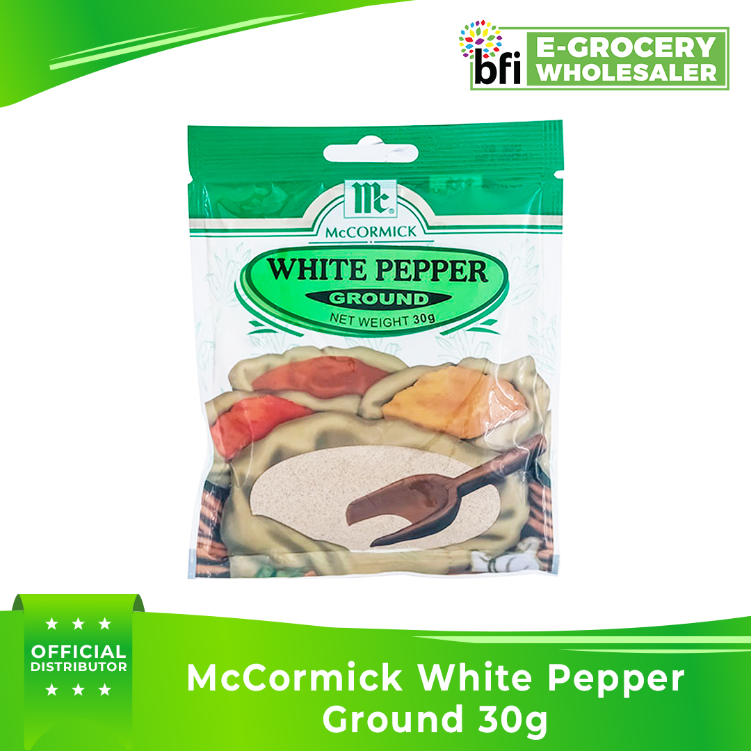 BFI McCormick White Pepper Ground 30g [SAMEDAY AVAILABLE] Lazada PH