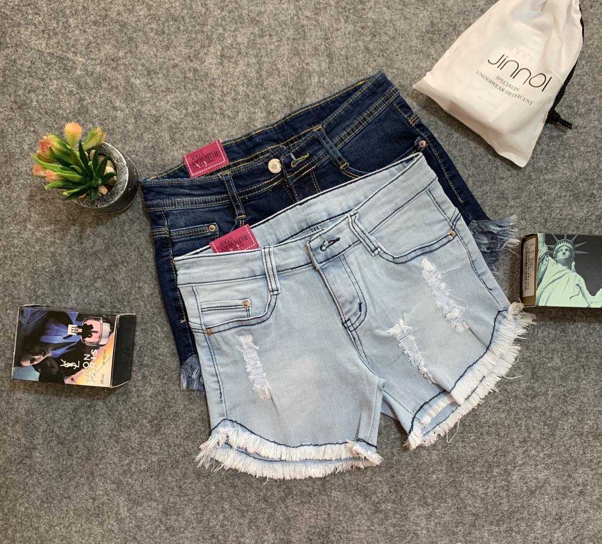 jean shorts underwear