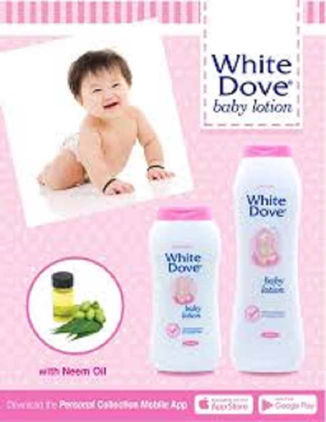 white dove lotion personal collection
