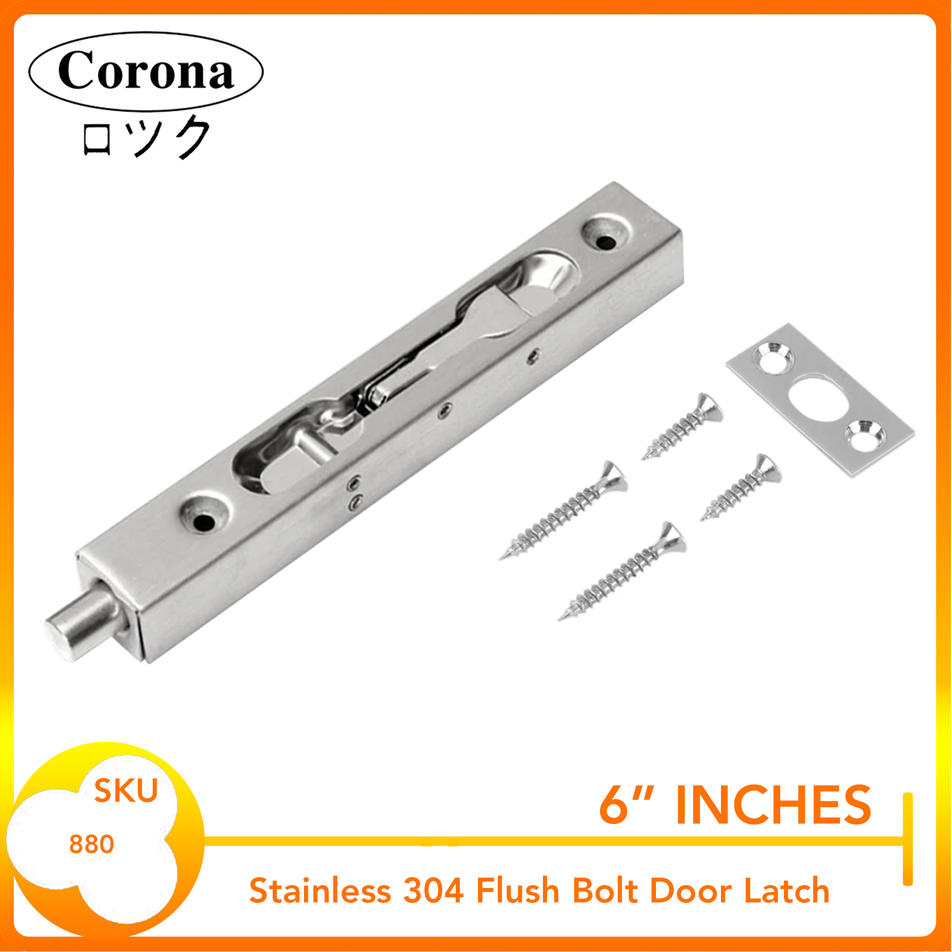 Stainless 304 Flush Bolt Door Latch Lazada PH