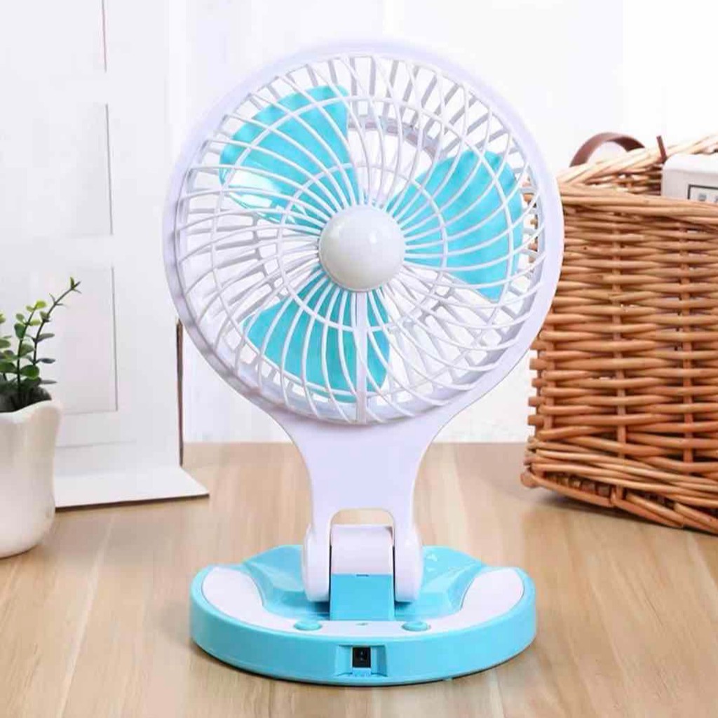 Rechargeable Portable Led Light with Mini Fan (JR5580) Lazada PH