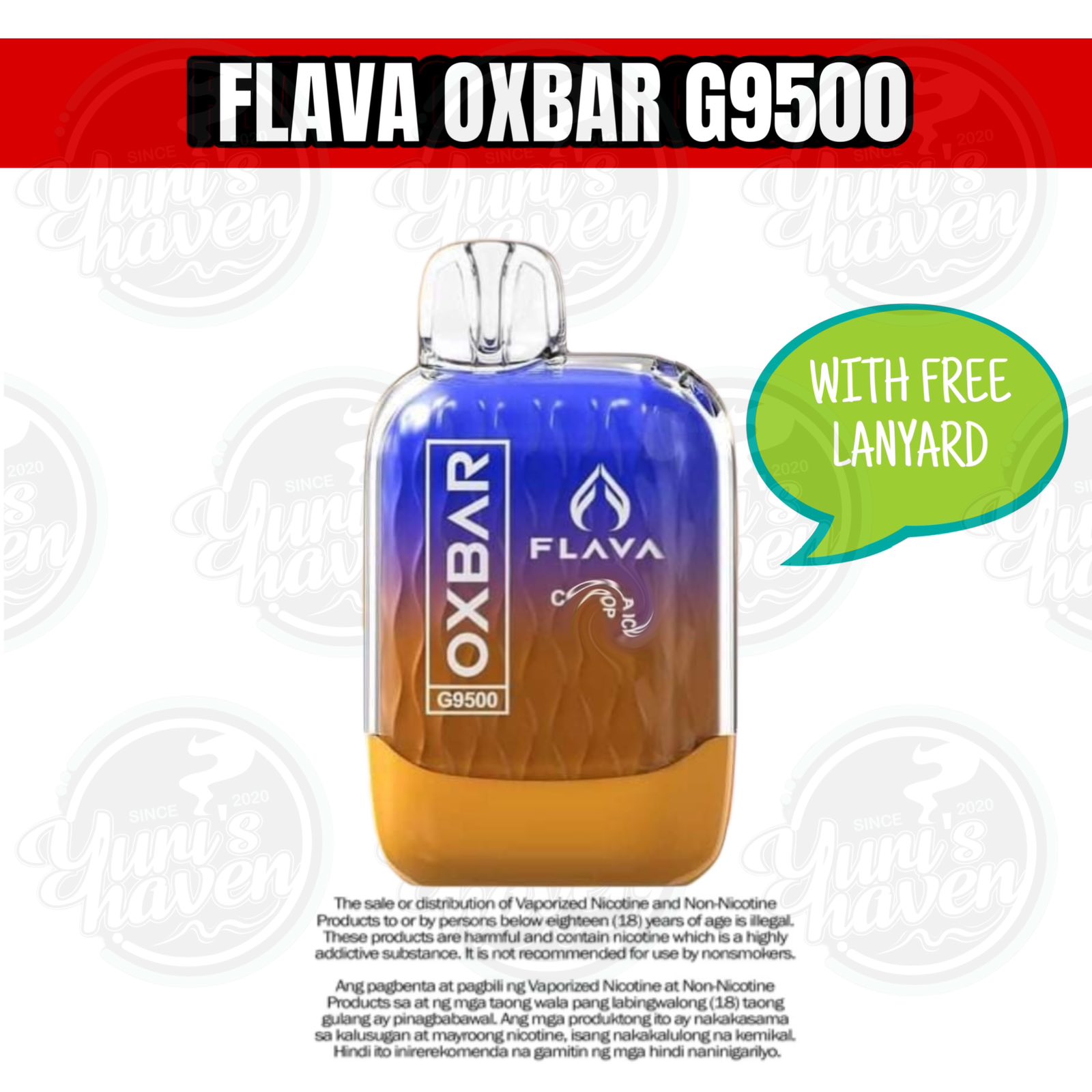 Flava Oxbar 9500 (SPARKLING IC3 - COL4 IC3 P0P) | Lazada PH