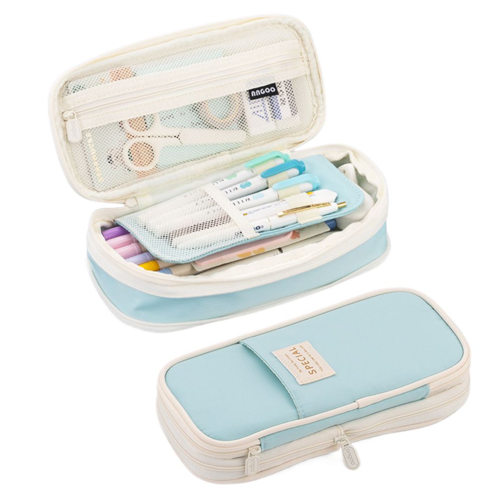 MMLUCK Kawaii Office Stationery Student Gift Makeup Bag Large Capacity Pencil Bags Stationery Box Pencil Case Pencil Pouch