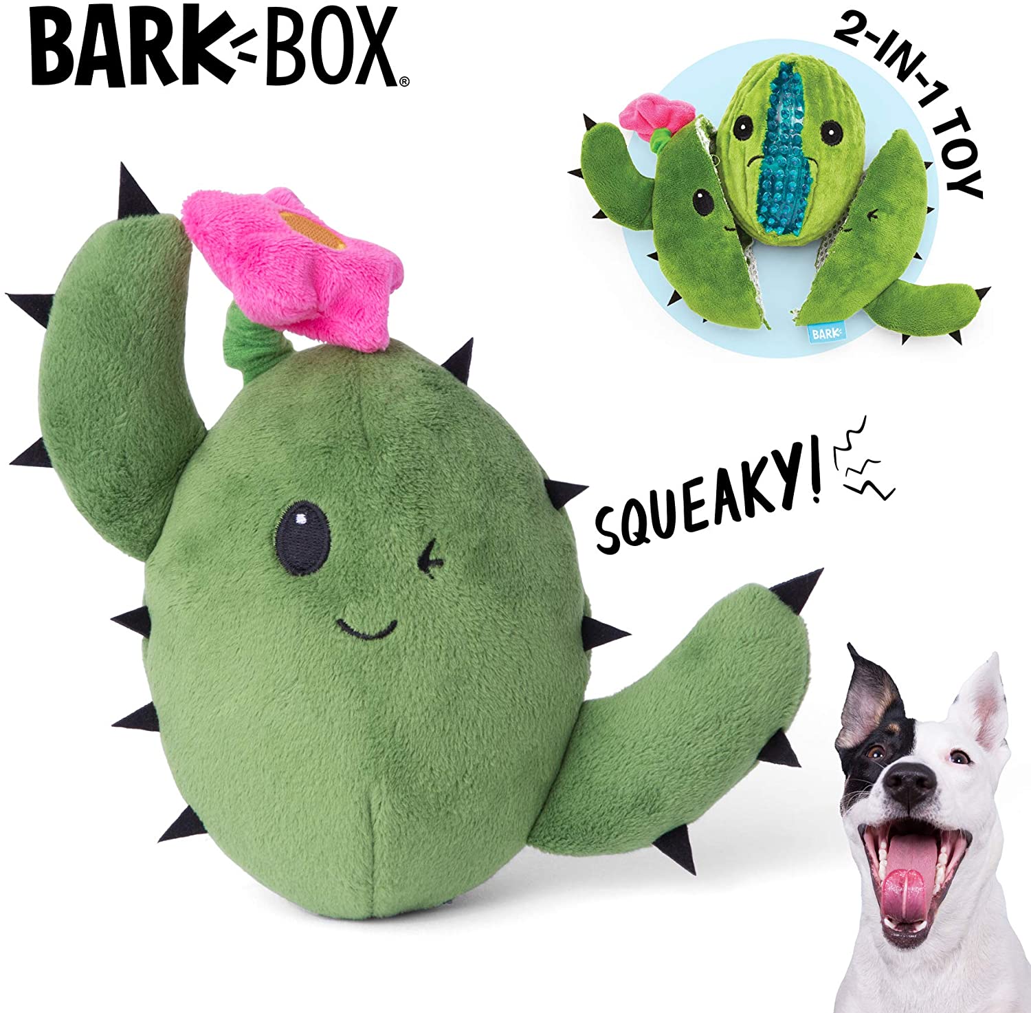 Barkbox Dog Squeak Toys | 2-in-1 Interactive Toys for Chewers | Durable Tug and Fetch Toys | Stuffed Plush Toys and Balls for Small/Medium/Large Dogs | Lazada PH
