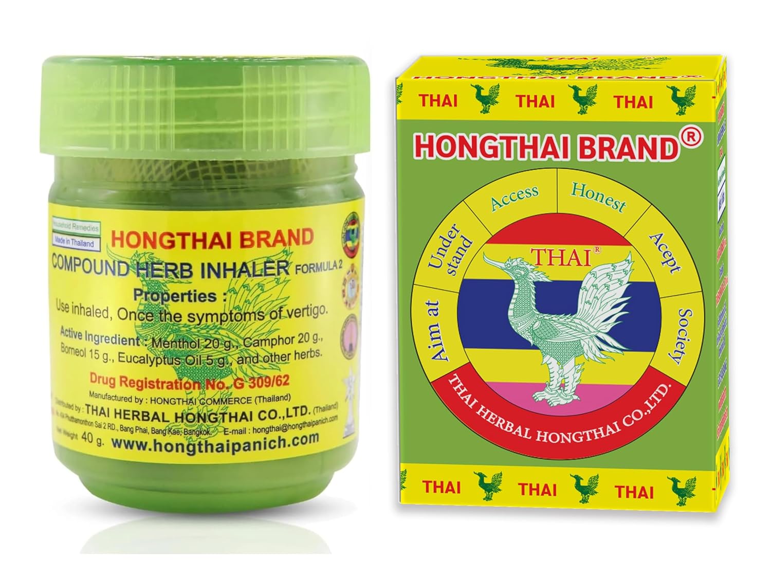 Hong Thai Traditional Thai Herbal Inhaler 1 Bottle2 | Lazada PH